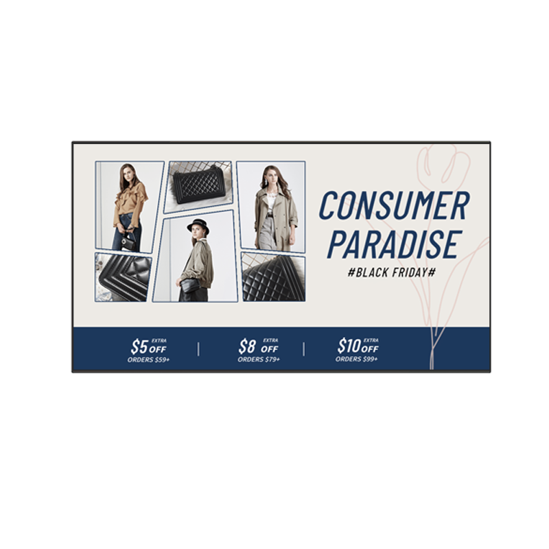 Wall-mounted Advertising Player
